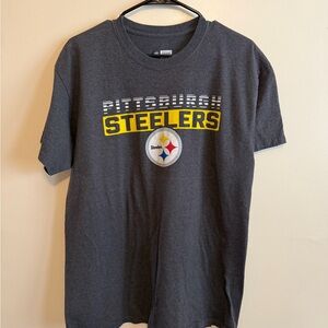 Steelers Charcoal Gray Short Sleeve Tee